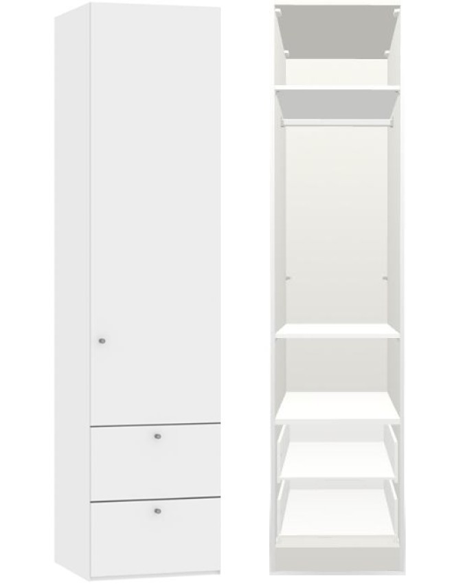 Armoire 1 porte, 51,6x220 cm