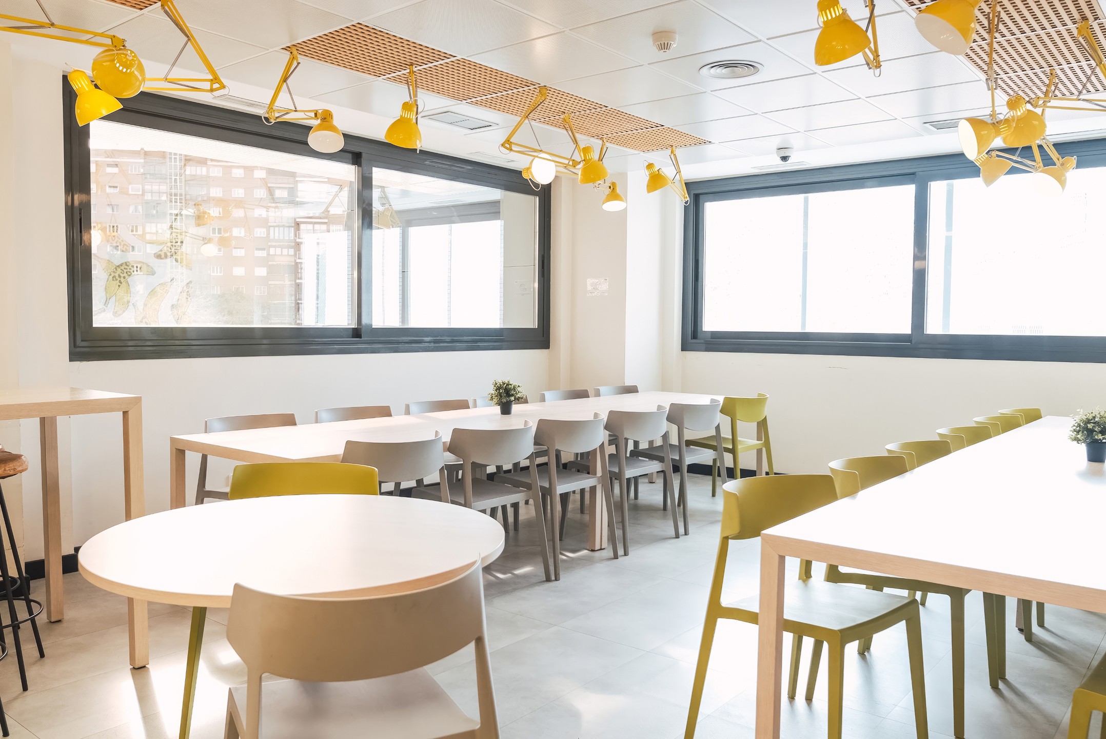 Une cantine scolaire