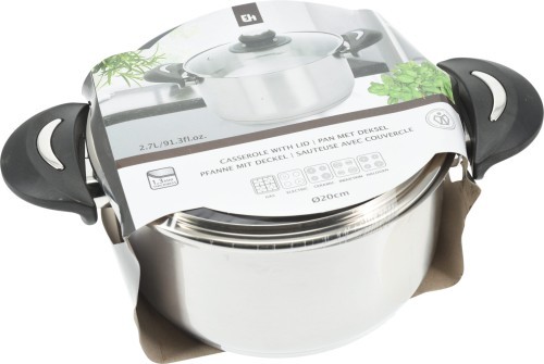 Casserole, 20 cm, 2,7L