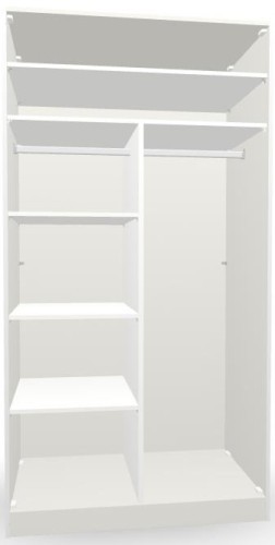 Armoire 2 portes, 102x195 cm