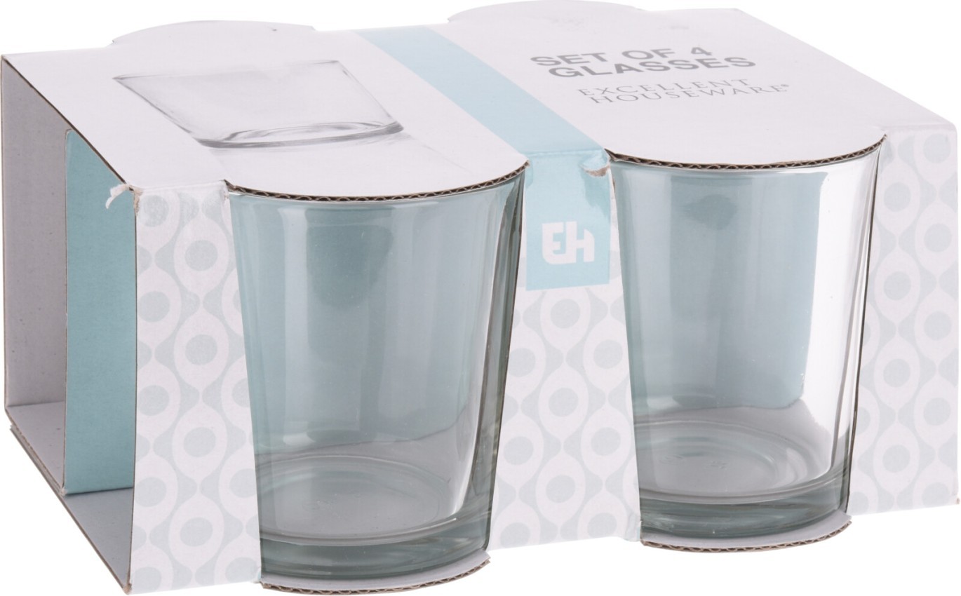 Verre, 280 ml, Lot de 4